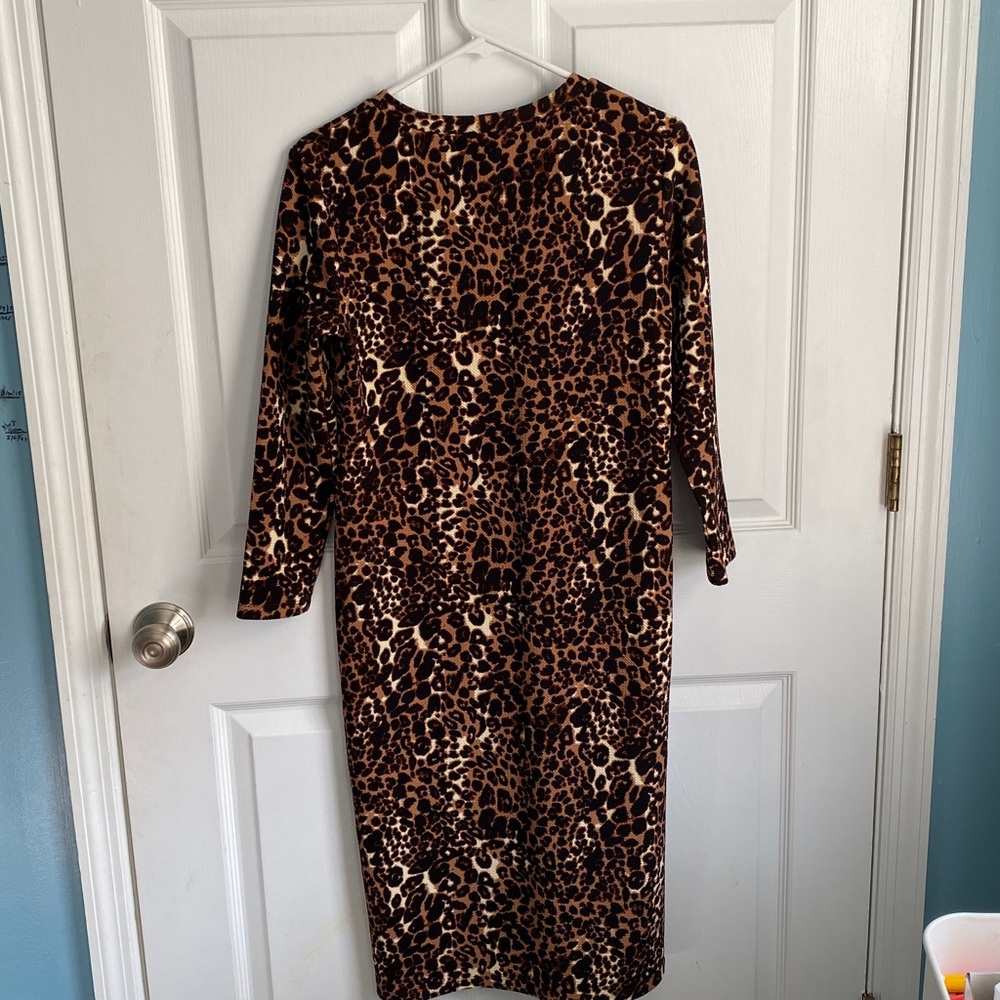 Sonnet James Leopard Print Dress Size M - Picture 5 of 5